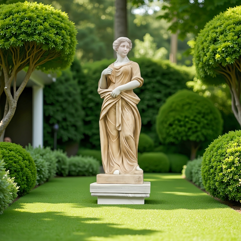 PREMIUM Elegant female marble sculpture