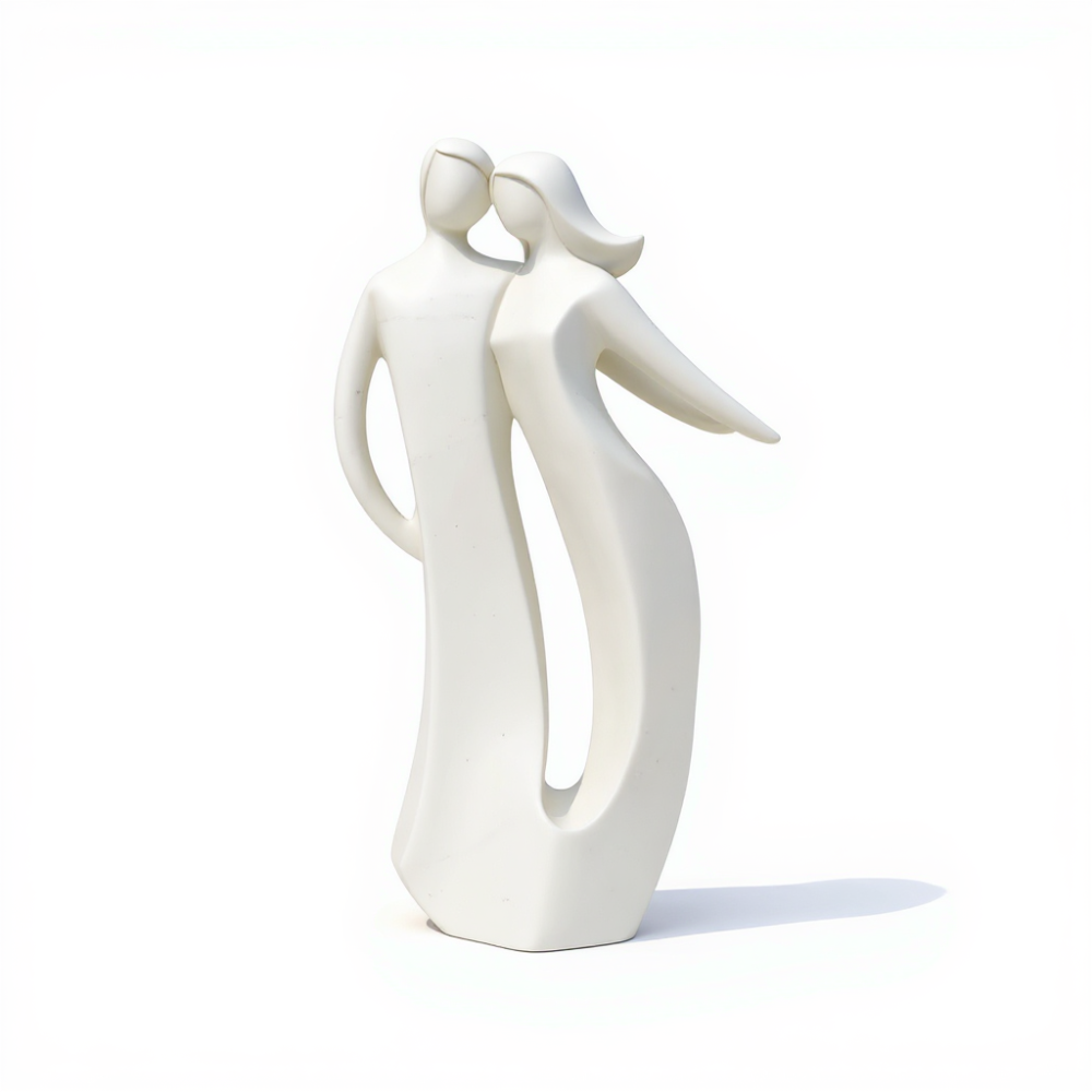 PREMIUM Romantic Inseparable Love Abstract Marble Statue for ourdoor and indoor