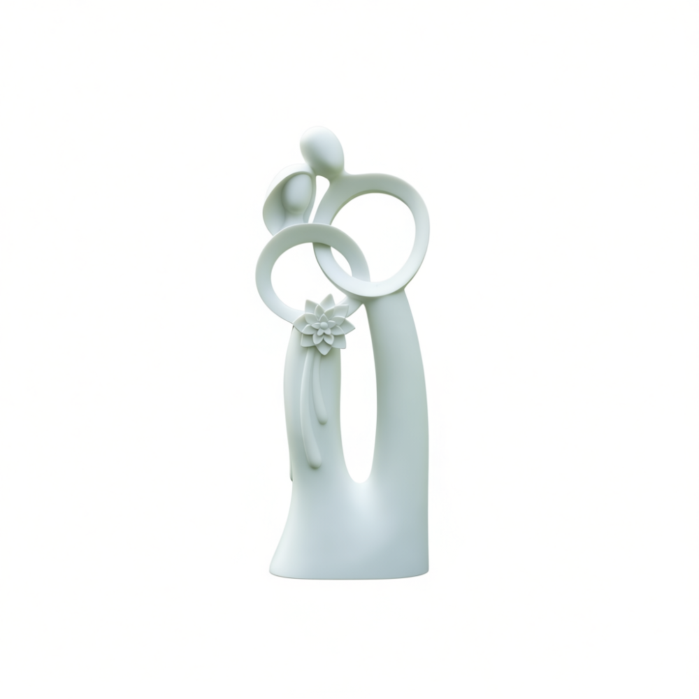 PREMIUM Romantic Love Abstract Marble Statue Modern Art Sculpture