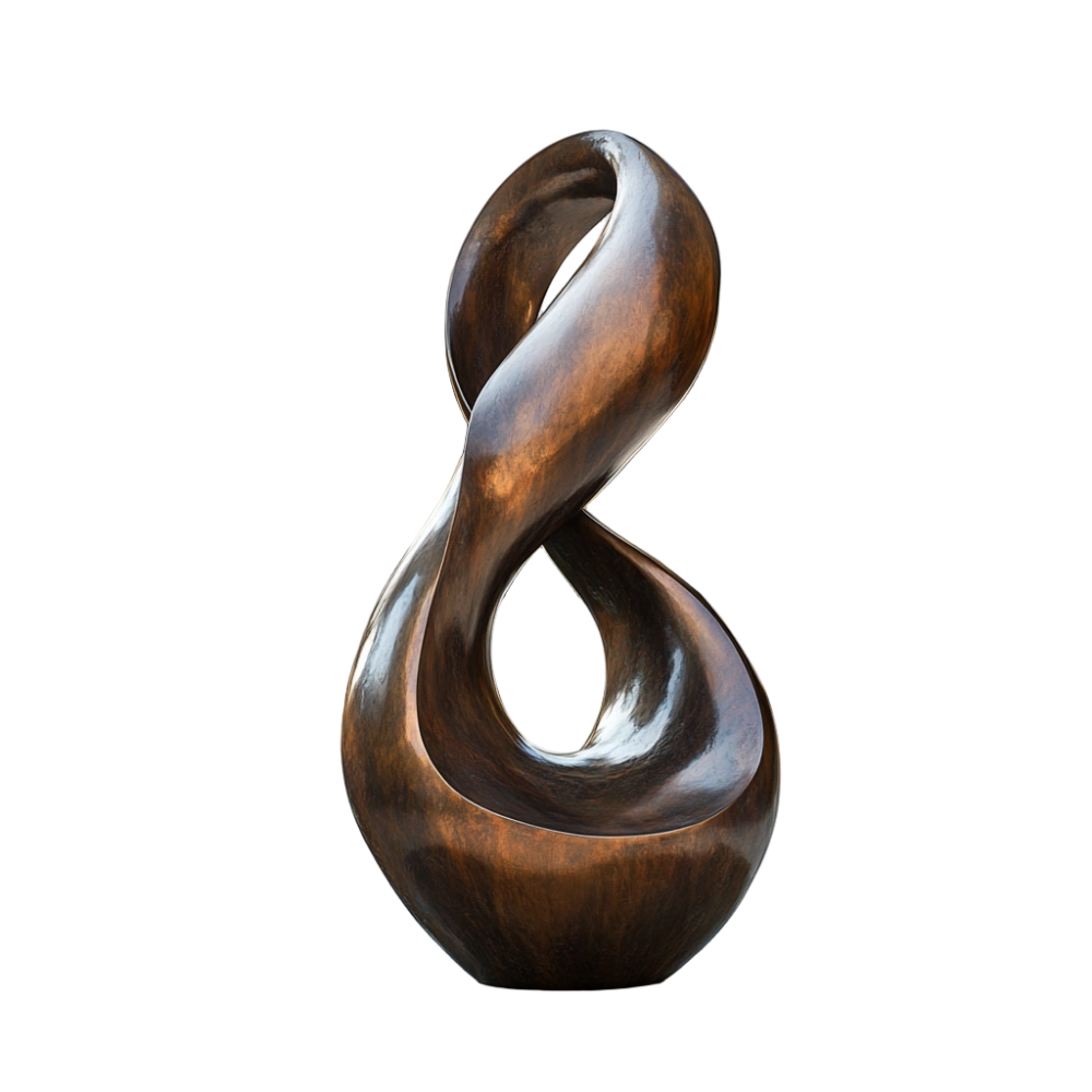 PREMIUM Outdoor Infinite Loop Bronze Sculpture