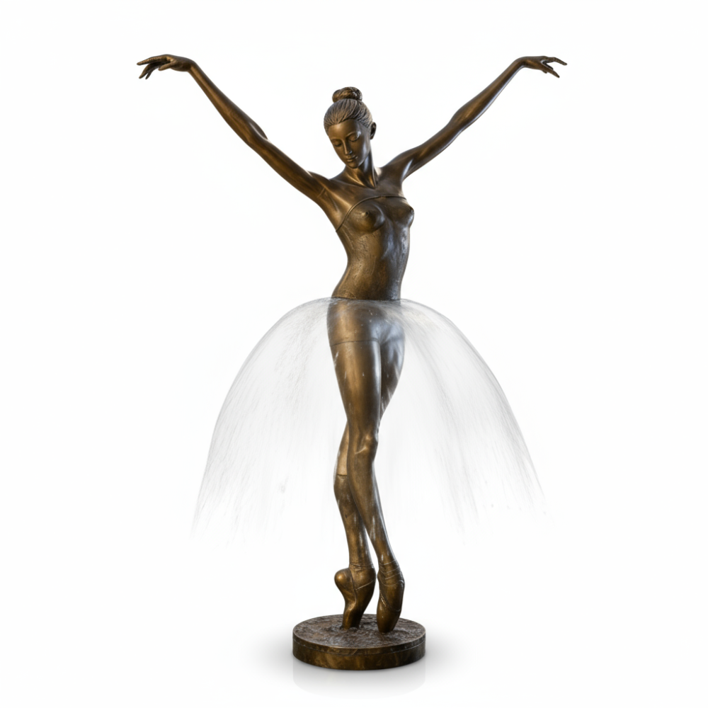 PREMIUM Ballet Dancer Girl Fountain Sculpture Morden Art Statue