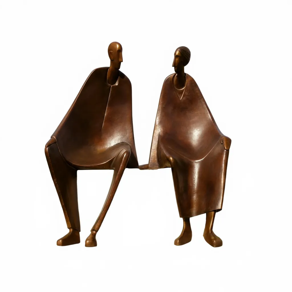 PREMIUM Famous Bronze Abstract Sculpture Carol Gold Modern Contemporary Art
