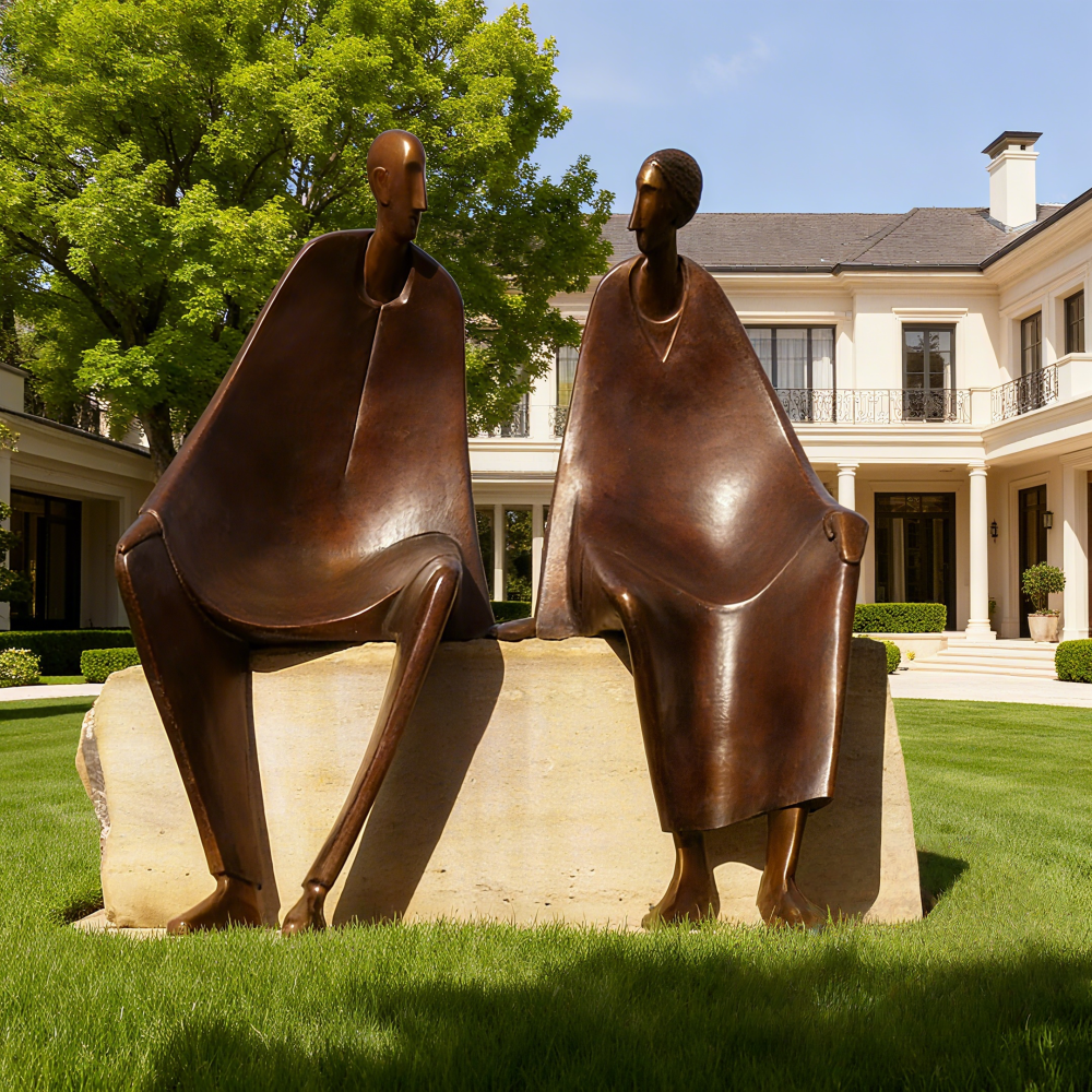 PREMIUM Famous Bronze Abstract Sculpture Carol Gold Modern Contemporary Art