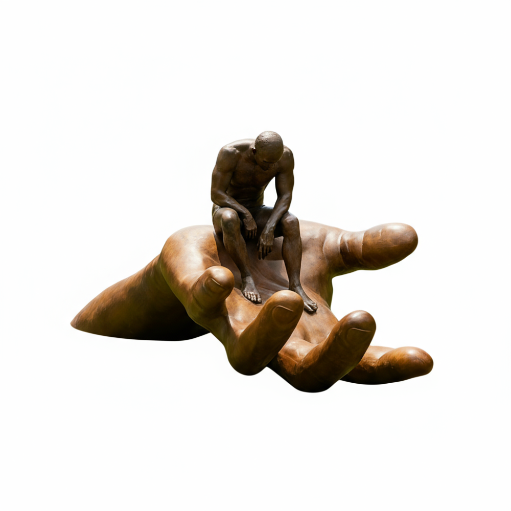 PREMIUM Bronze Statue of "Hand of God" Public Art Sculpture