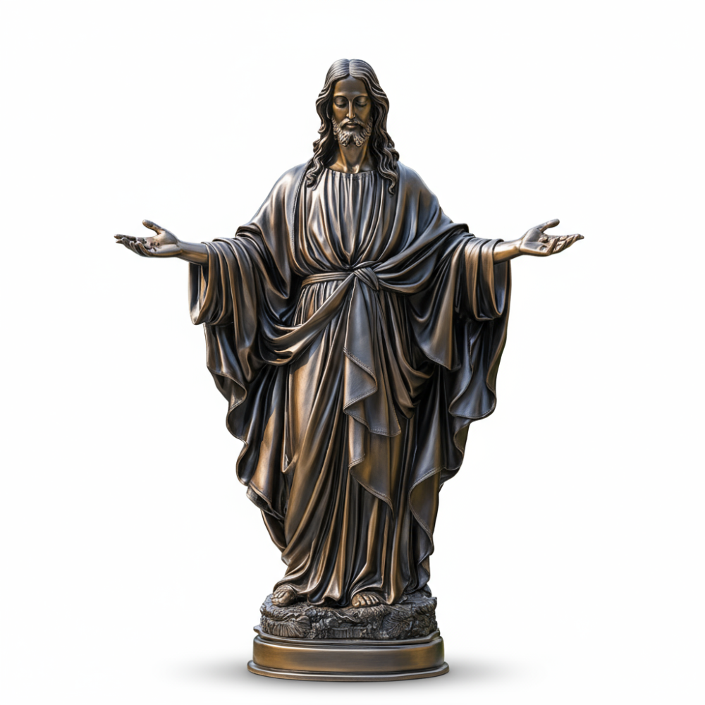 PREMIUM Jesus Bronze Sculpture - Christ the Redeemer Statue for Church
