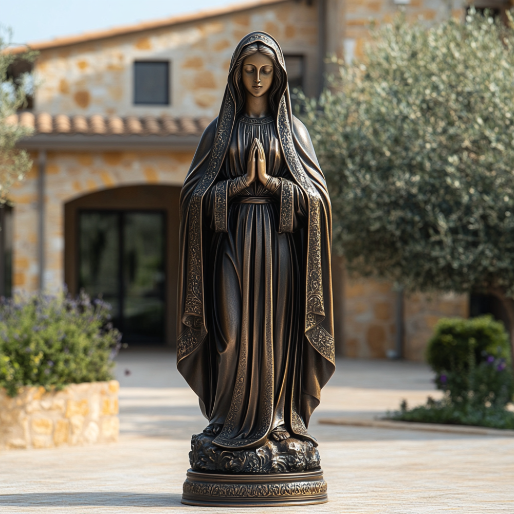 PREMIUM Bronze sculpture of the Virgin Mary