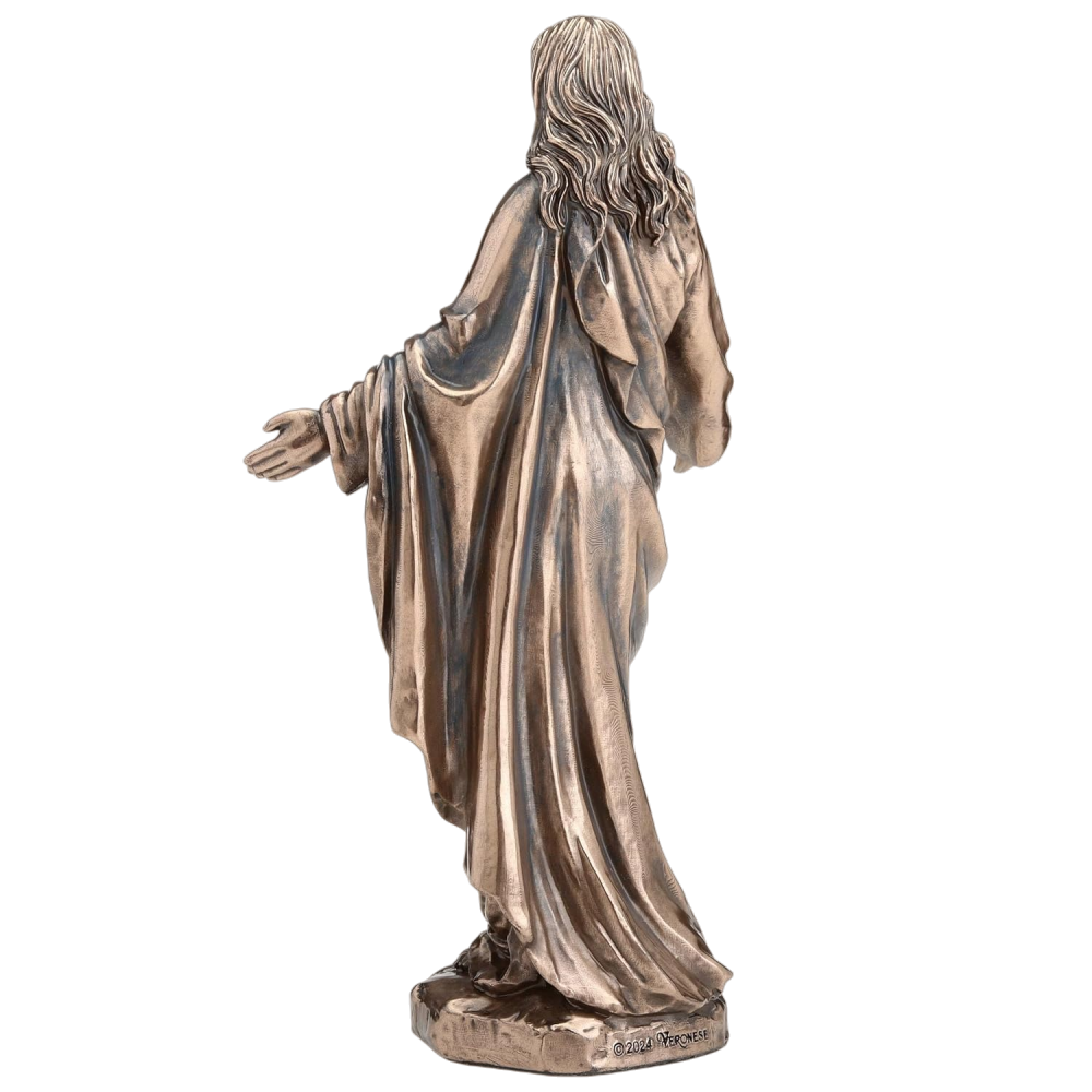 PREMIUM Bronze Sacred Heart of Jesus Statues Religious Icon Sculpture