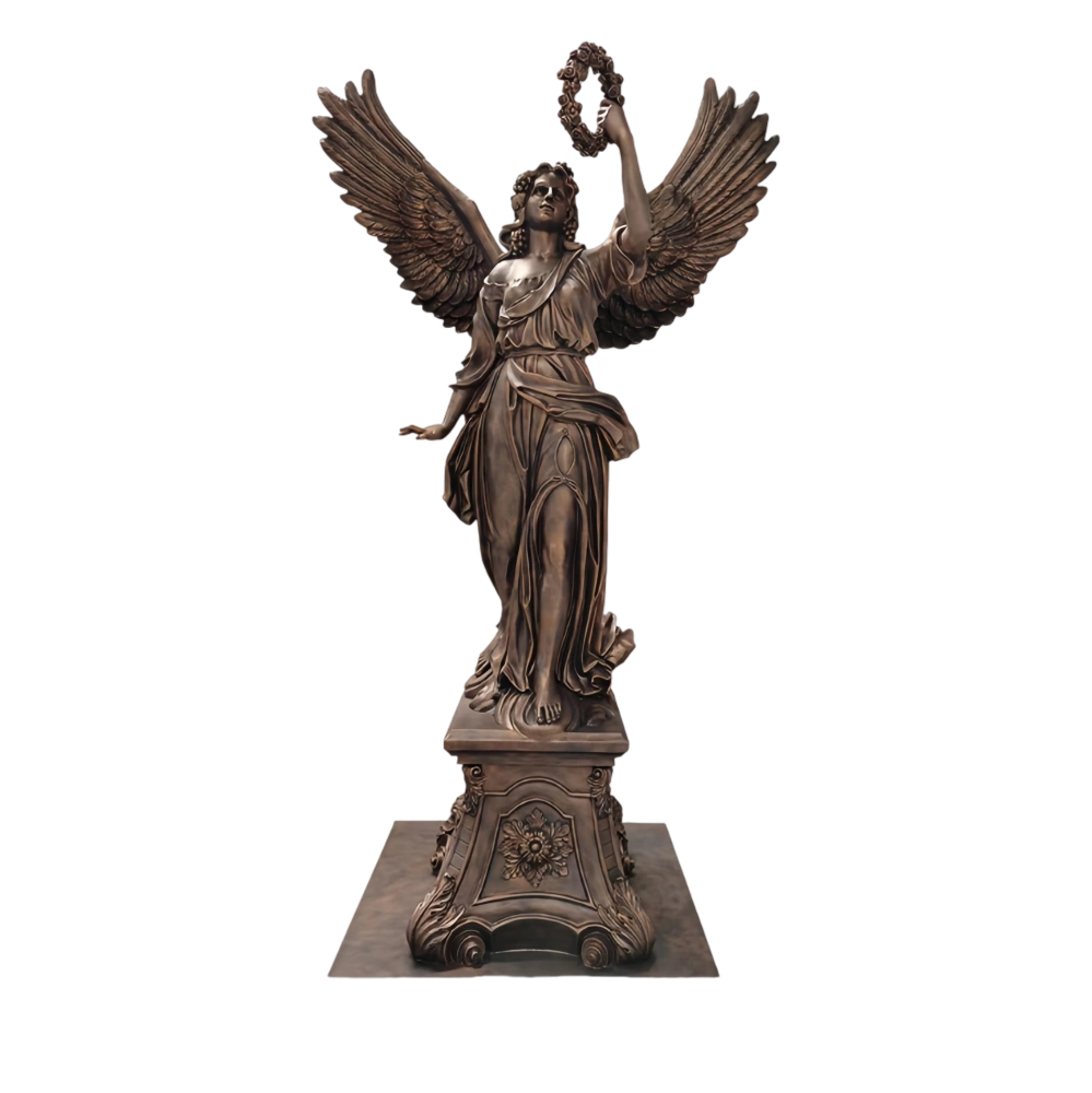 PREMIUM Life Size Angel Bronze Statue for Garden Decoration