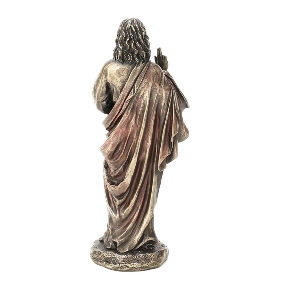 PREMIUM Sacred Heart of Jesus Bronze Statue Religious Sculpture Home Decor