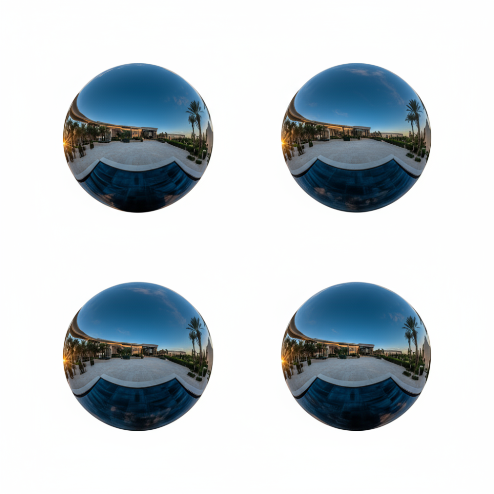 Modern Mirror Polished Stainless Steel Sphere Sculpture for Garden & Waterscape
