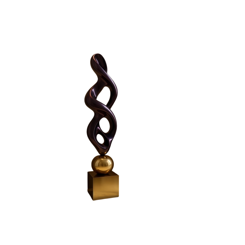 PREMIUM Modern Abstract Fiberglass Sculpture for Indoor Decoration