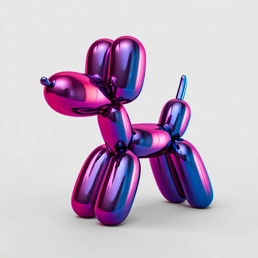 PREMIUM Balloon Dog Sculpture Artwork Modern Fiberglass Sculpture