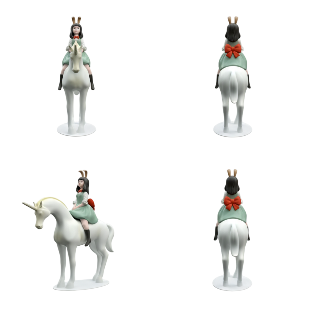 PREMIUM Modern Art Indoor Cartoon Painted Fiberglass Sculpture