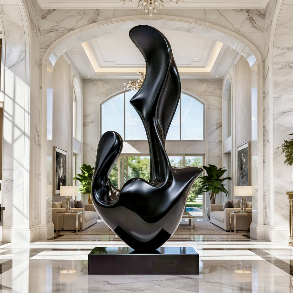 PREMIUM Abstract Art Fiberglass Sculpture Modern Indoor Decoration Statues