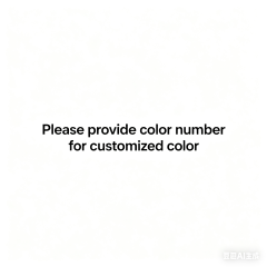 Please provide color number for customized color