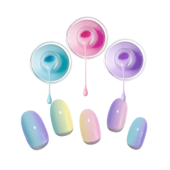2025 UV Gel Nail Stickers Semi-Cured Beauty Product for Finger Application New Design Wholesale Press-On Nails
