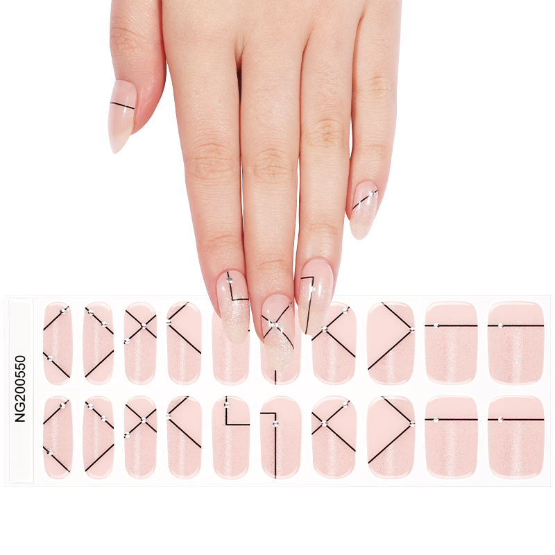New Arrival  Custom Gel Nail Wraps Nail Art Decoration  Gel Nail Sticker