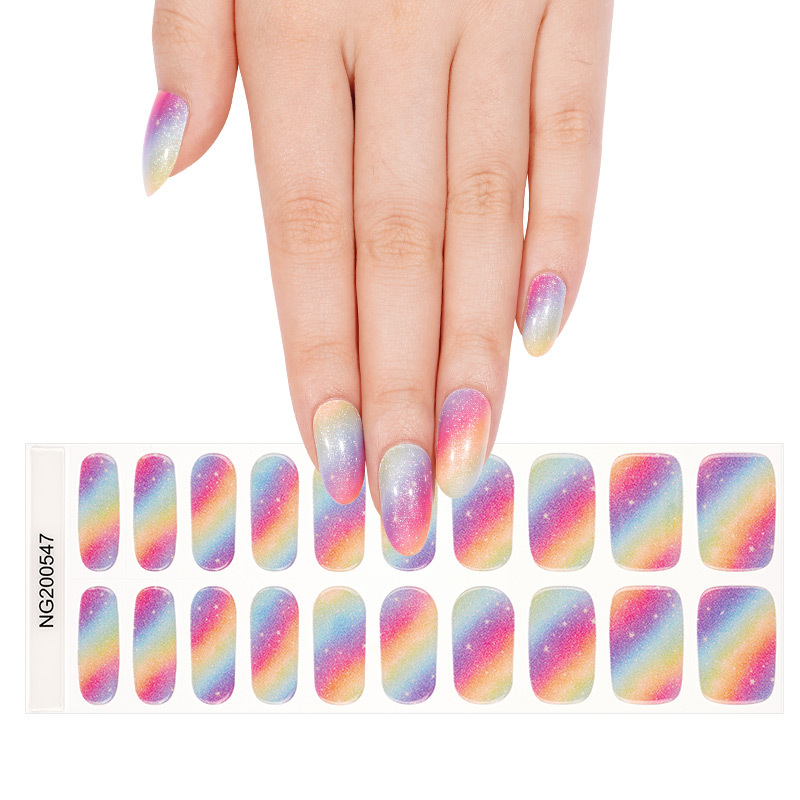 New Arrival  Custom Gel Nail Wraps Nail Art Decoration  Gel Nail Sticker