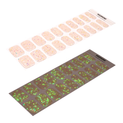 2025 Glow in the Dark Gel Nail Wraps New Brand UV Gel Polish Nail Art Wraps