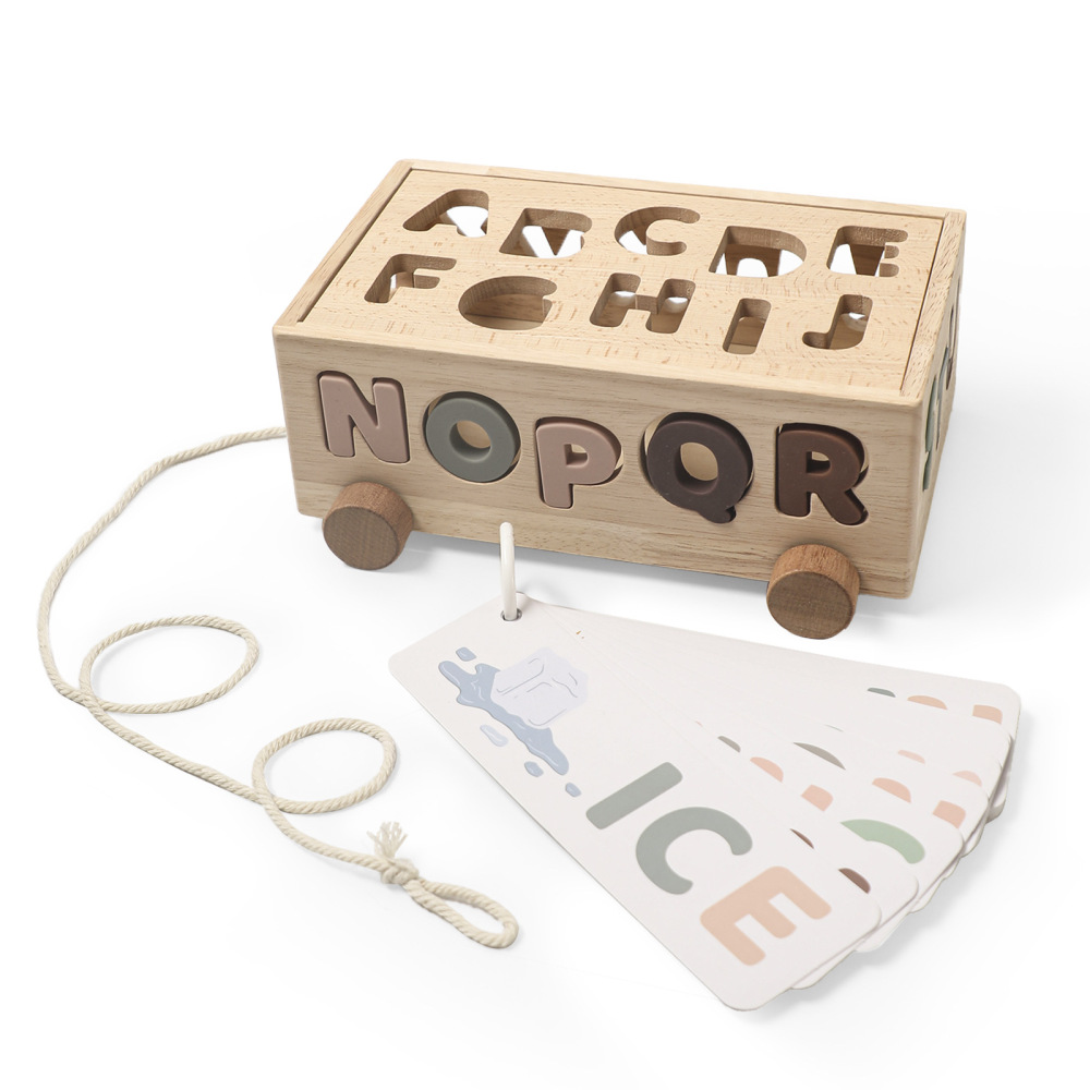 Wooden Pull-Along Shape Sorting Toys