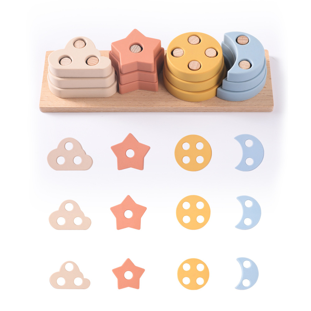 Wooden Pull-Along Shape Sorting Toys