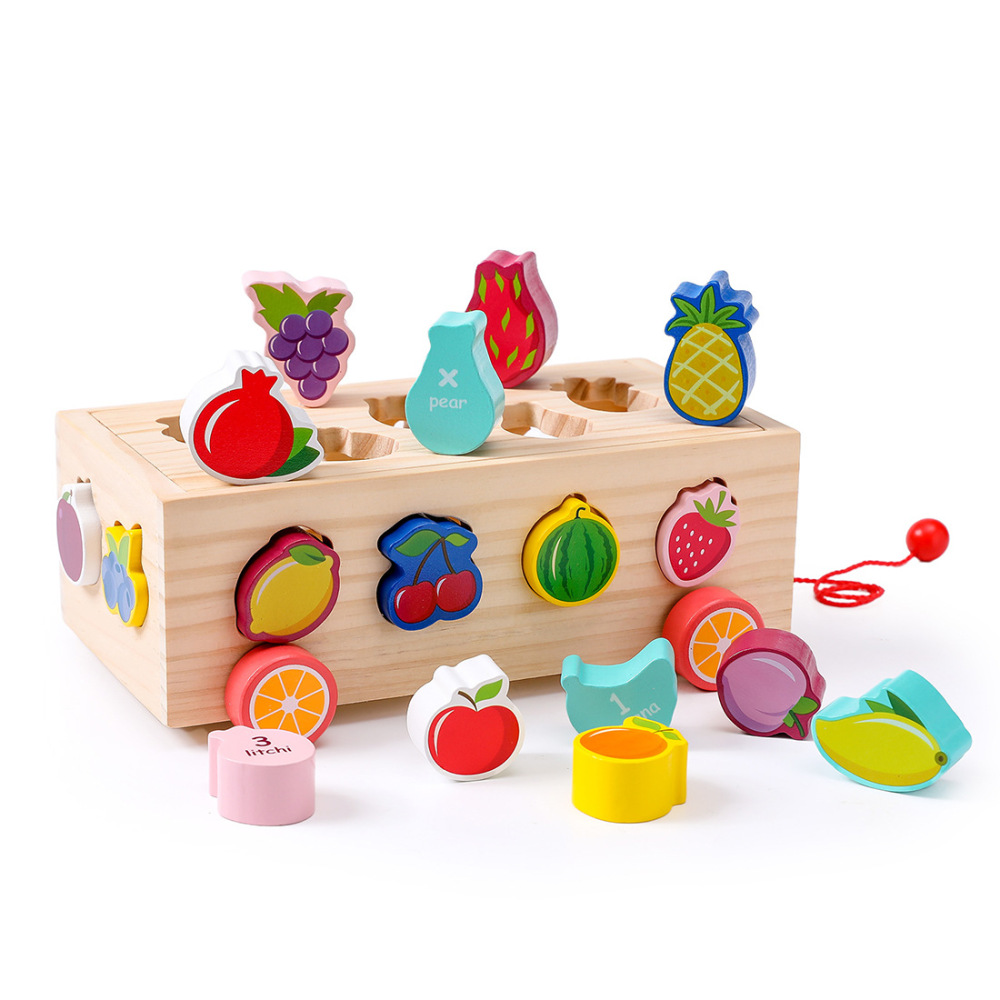 Wooden Pull-Along Shape Sorting Toys