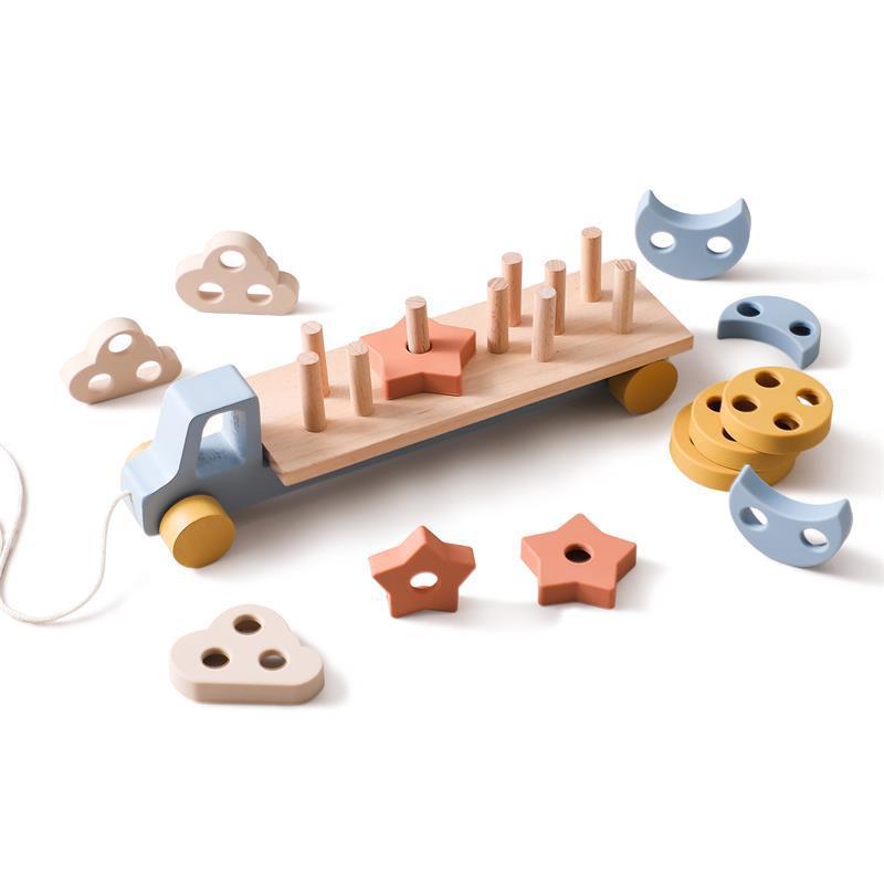 Wooden Pull-Along Shape Sorting Toys