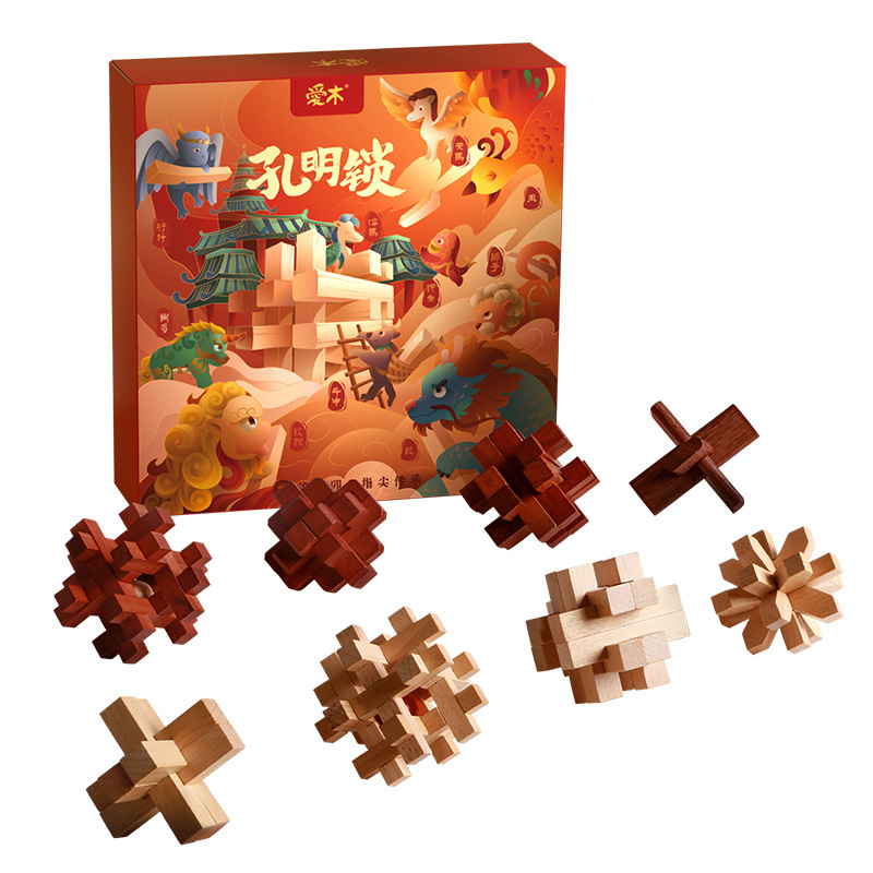 Chinese-style ancient mortise-and-tenon - Kongming Lock