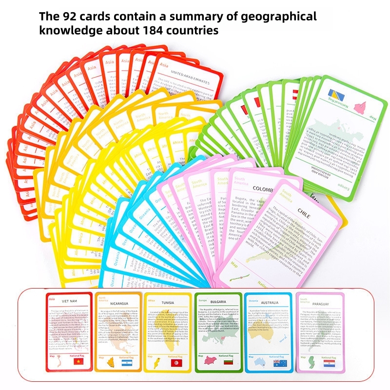 Early education wooden world map puzzle
