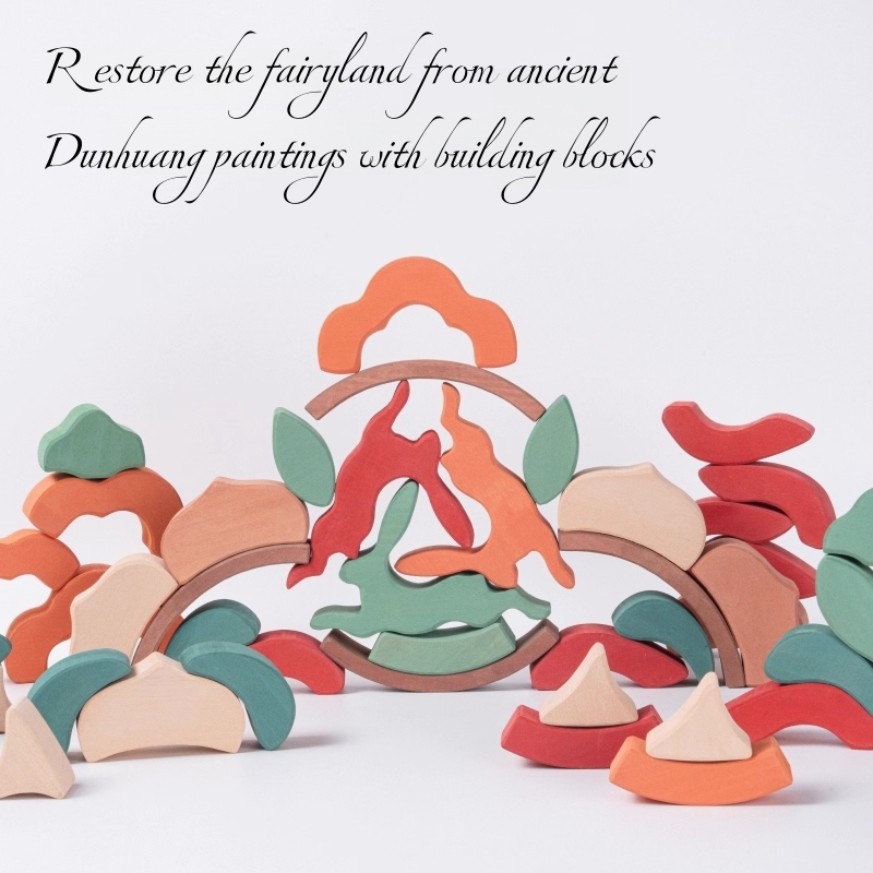 Three Rabbits Sharing Ears Art Blocks