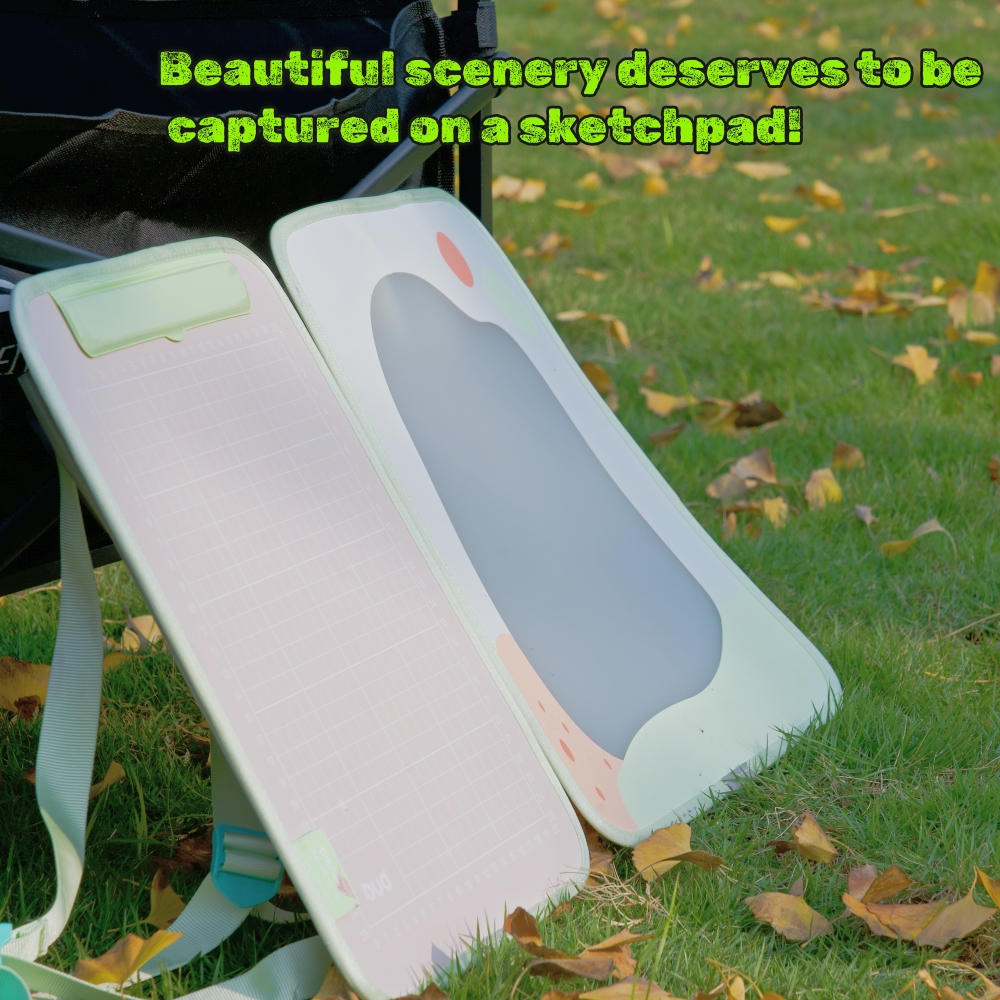 Outdoor Easel Backpack, Nature Exploration Art Bag, Portable Sketching Kit,Four - Layer Easel Backpack