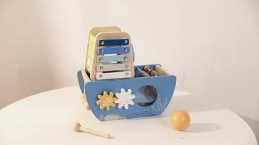 Multifunctional Wooden Ocean Ship Toy