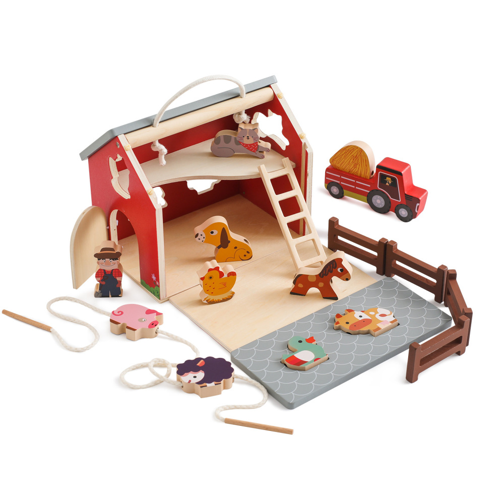 Wooden Farm Toy Set