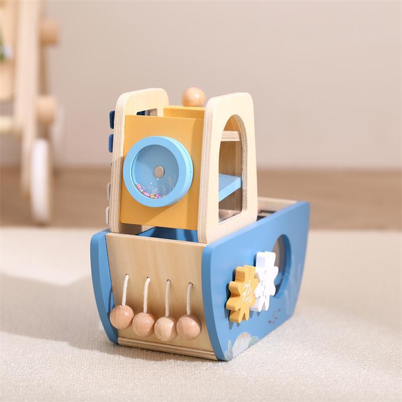 Multifunctional Wooden Ocean Ship Toy