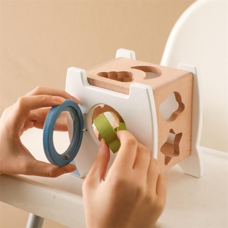 Rocket Wooden Educational Toy