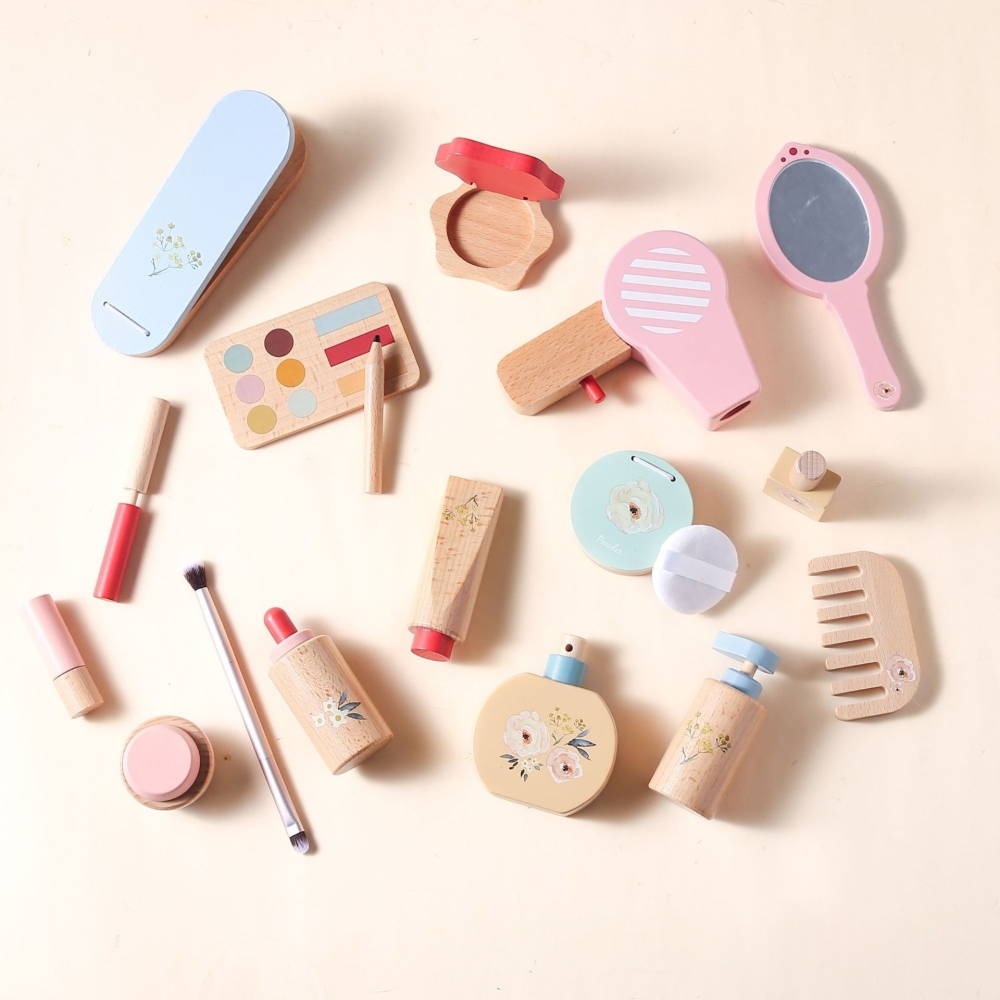 Wooden Makeup Toy Set