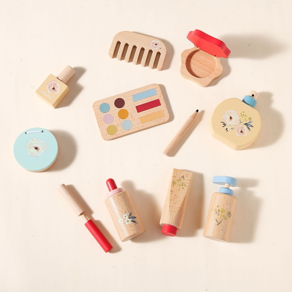 Wooden Makeup Toy Set