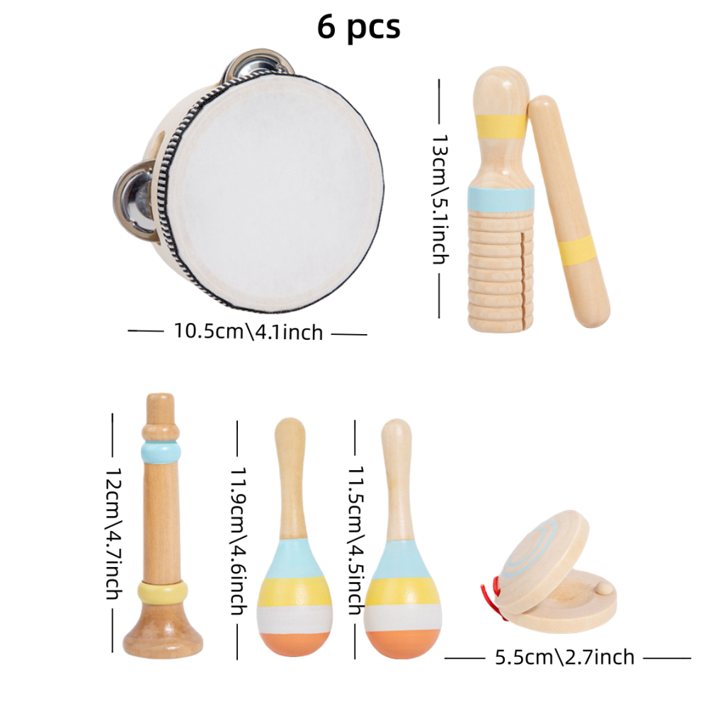 Wooden Baby Music Toy Set