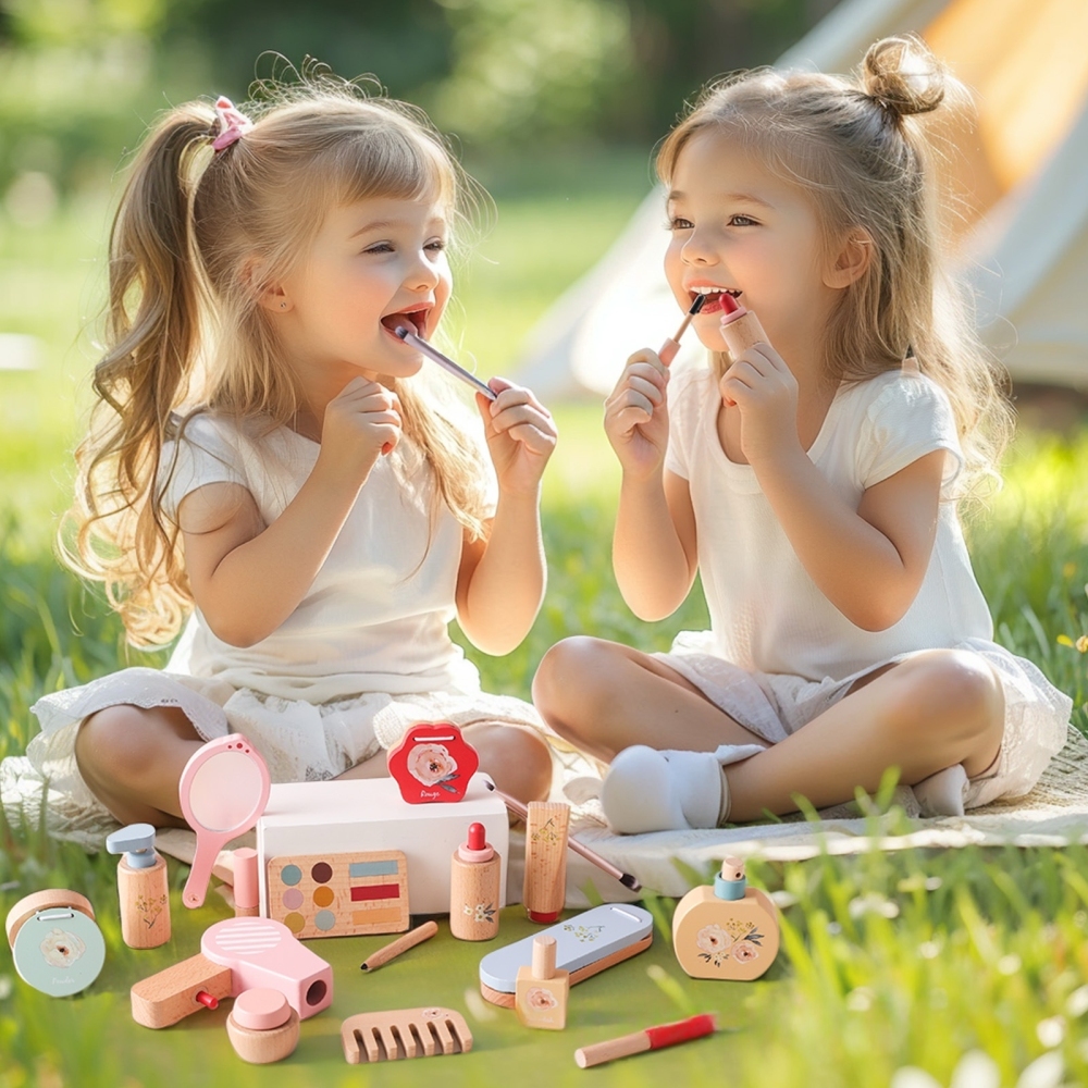 Wooden Makeup Toy Set
