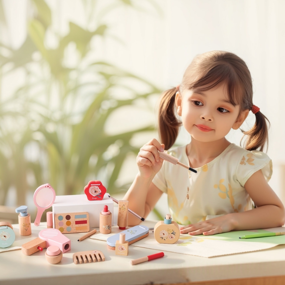 Wooden Makeup Toy Set