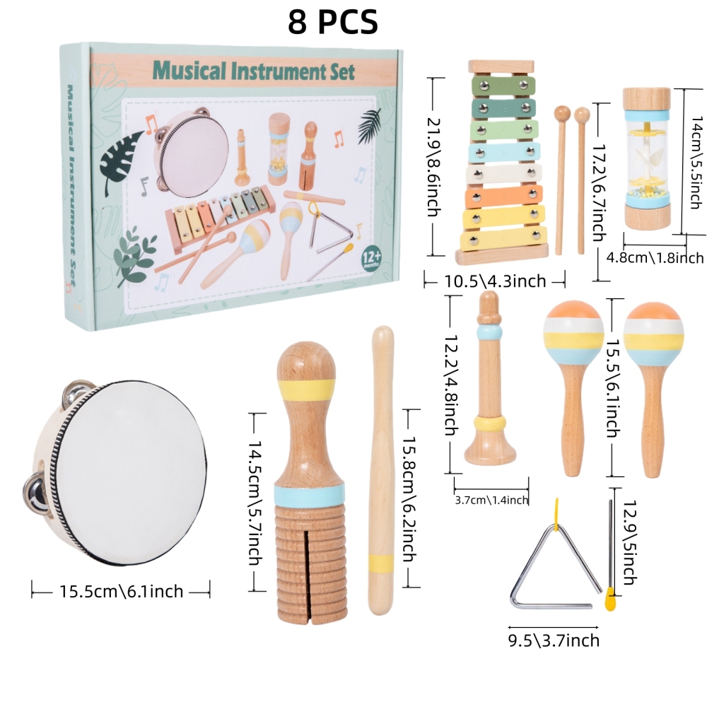 Wooden Baby Music Toy Set