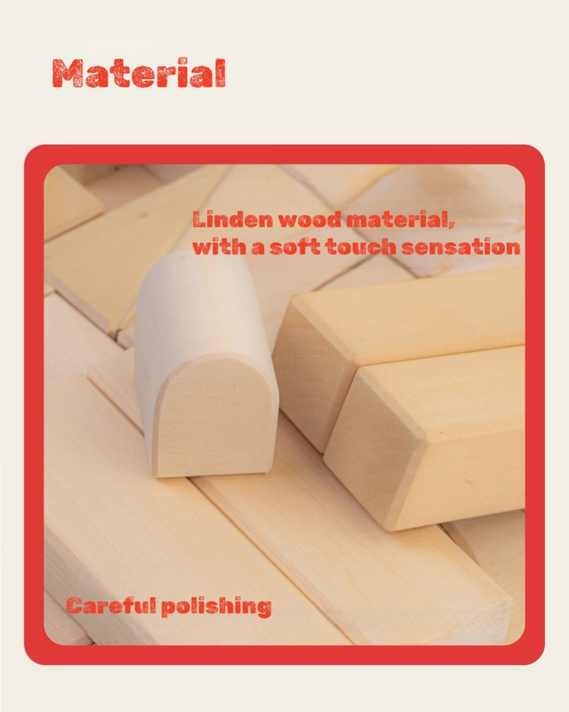 Wooden Christmas Building Block Set
