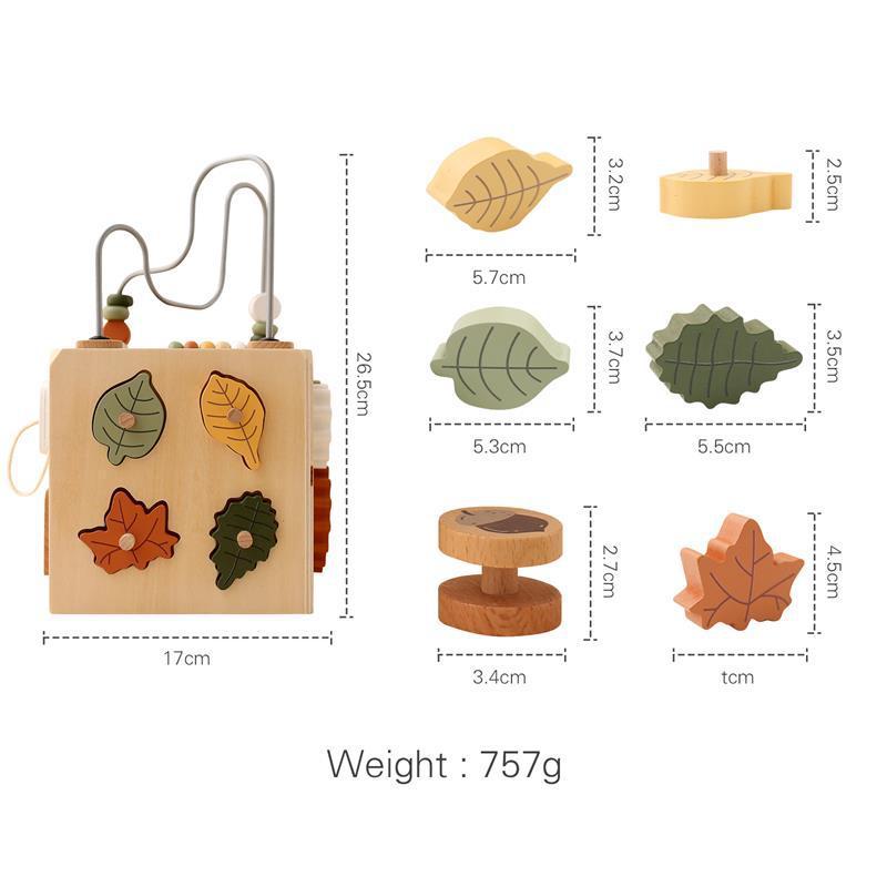 Wooden Activity Cube