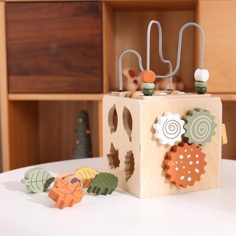 Wooden Activity Cube