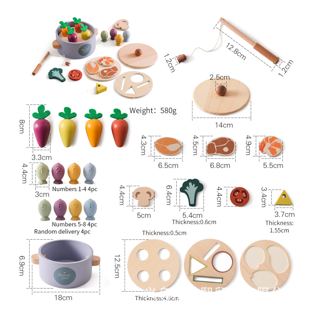 Wooden Multifunctional Pot