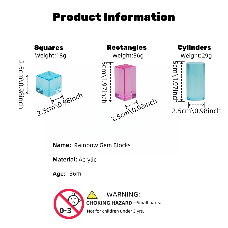 Rainbow Gem Blocks