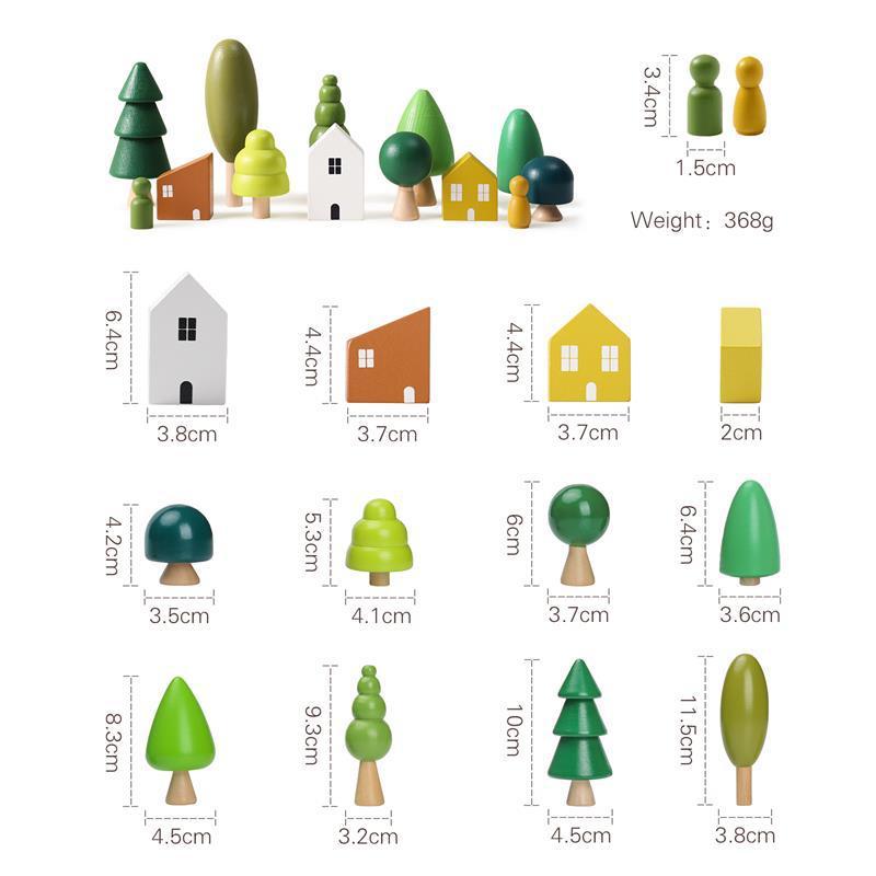 Wooden Forest Toy Set