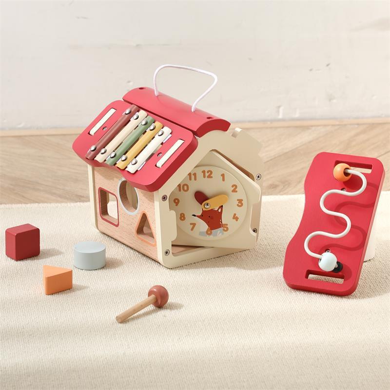 Montessori Wooden Activity House