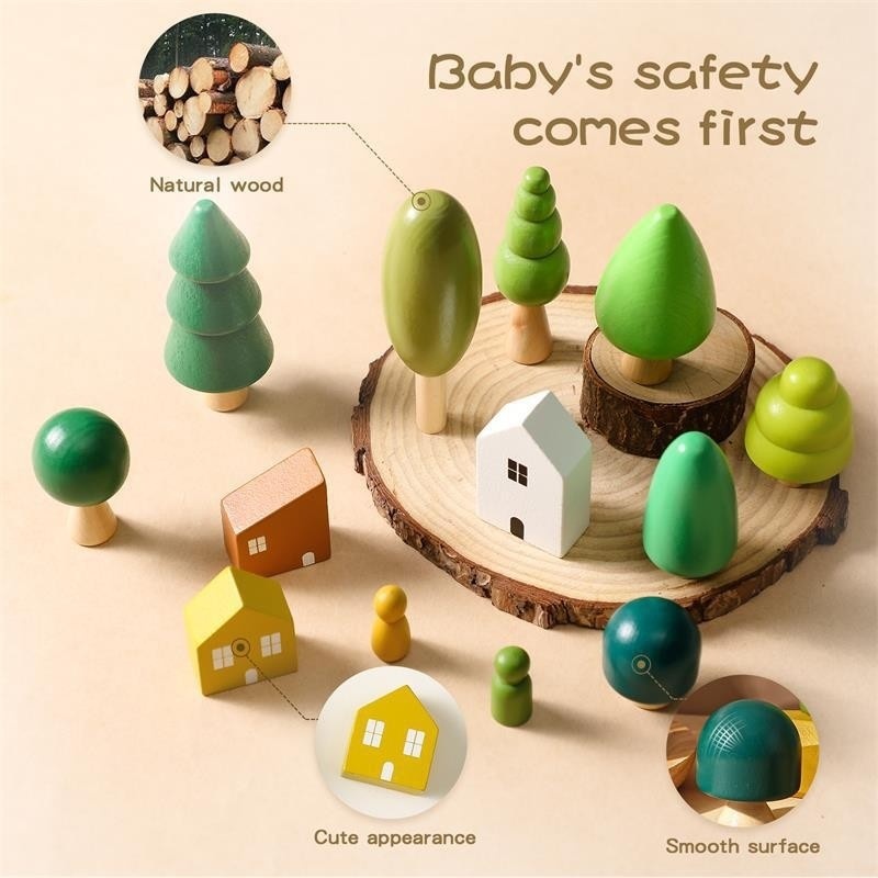 Wooden Forest Toy Set