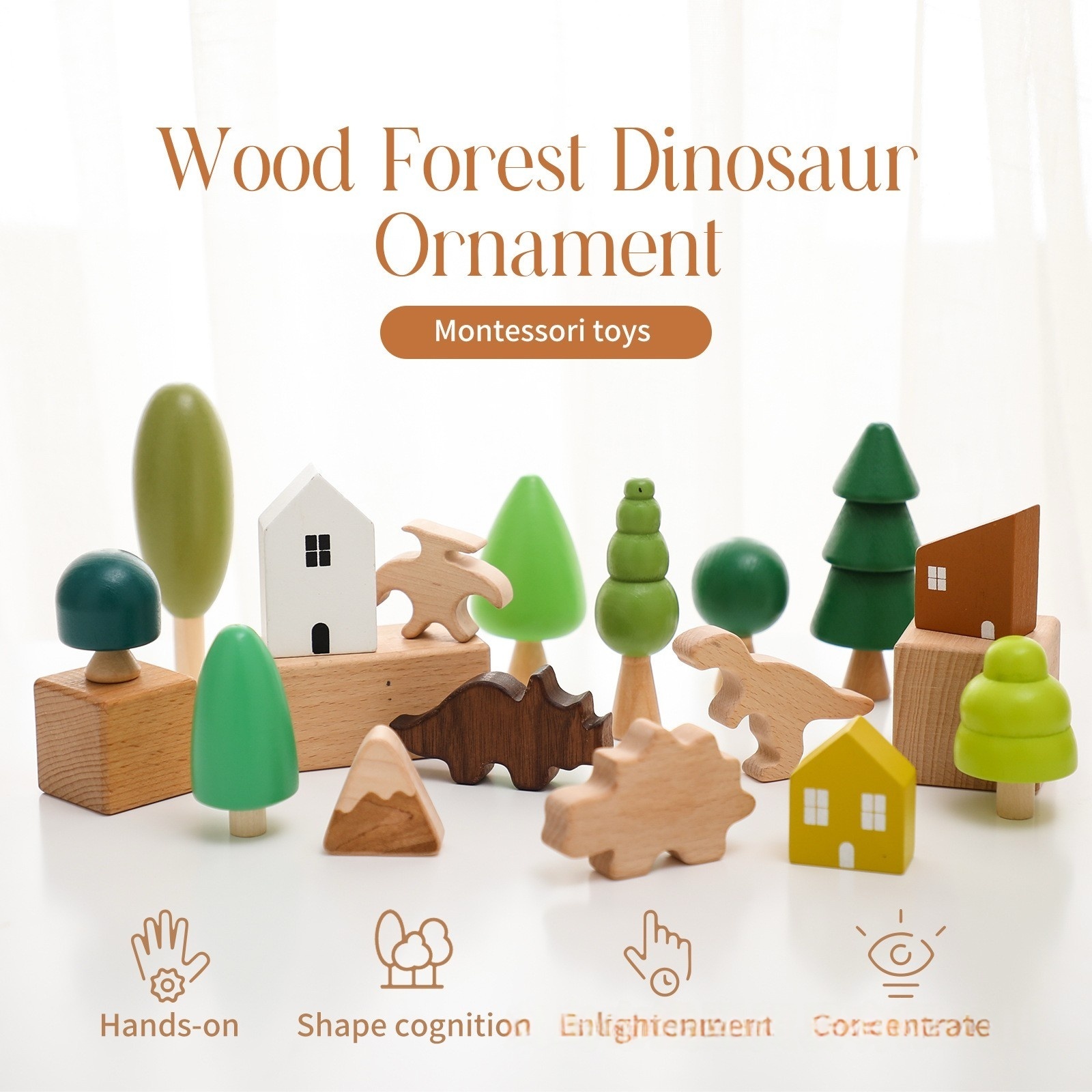 Wooden Forest Toy Set